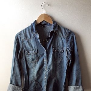Forever 21 Denim Shirt